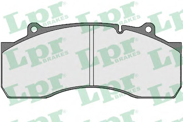 Комплект тормозных колодок, дисковый тормоз LPR 05P824