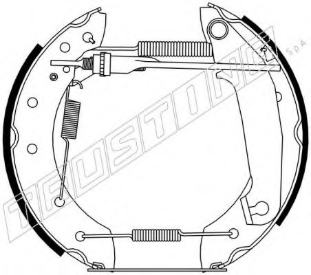 Комплект тормозных колодок TRUSTING 6206
