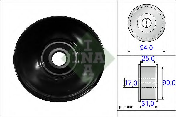 Паразитный / ведущий ролик, поликлиновой ремень TRIPLE FIVE 9027