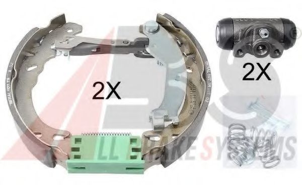 Комплект тормозных колодок A.B.S. 111442