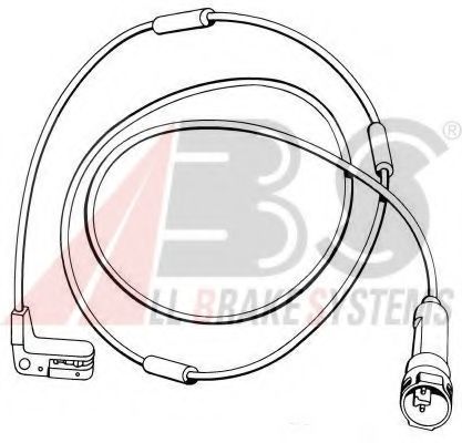 Сигнализатор, износ тормозных колодок A.B.S. 39523