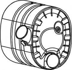 Средний / конечный глушитель ОГ DINEX 80422