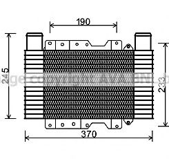 Интеркулер AVA QUALITY COOLING HY4224