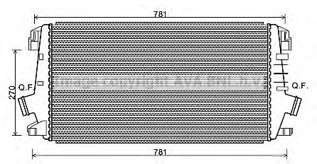 Интеркулер AVA QUALITY COOLING OL4550