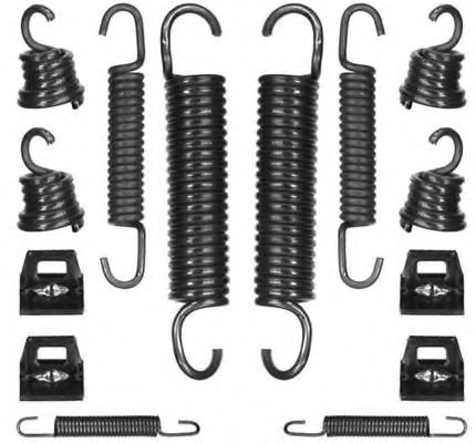 Комплект тормозов, барабанный тормозной механизм QUINTON HAZELL 307000