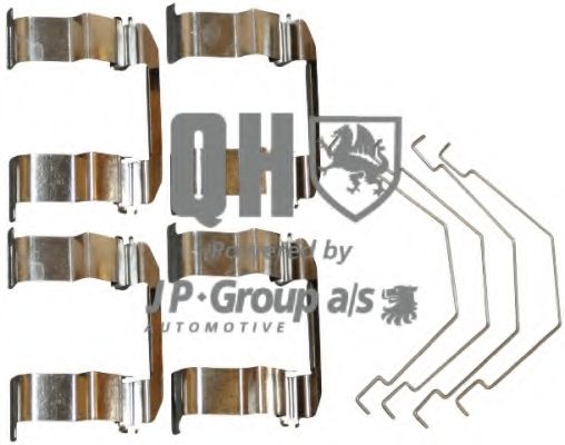 Комплектующие, колодки дискового тормоза JP GROUP 3863650119