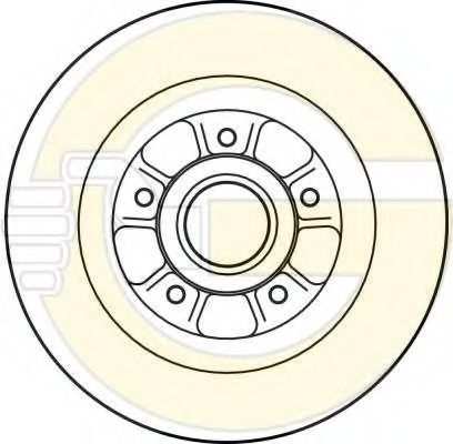Тормозной диск GIRLING 6042274