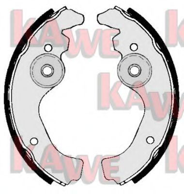Комплект тормозных колодок KAWE 00660