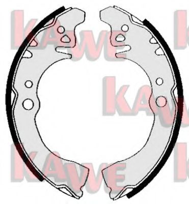Комплект тормозных колодок KAWE 05630