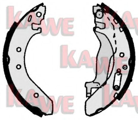 Комплект тормозных колодок KAWE 06040