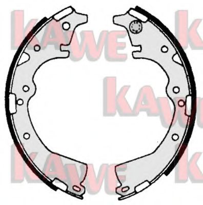 Комплект тормозных колодок KAWE 06970