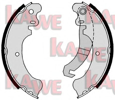 Комплект тормозных колодок TRUSTING 081005