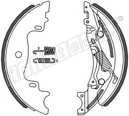 Комплект тормозных колодок fri.tech. 1053.008