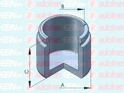Поршень, корпус скобы тормоза AUTOFREN SEINSA D025137