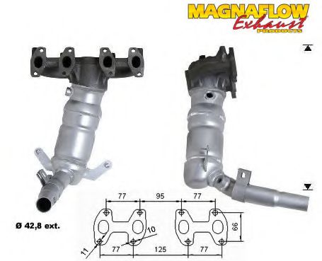 Катализатор MAGNAFLOW 71811