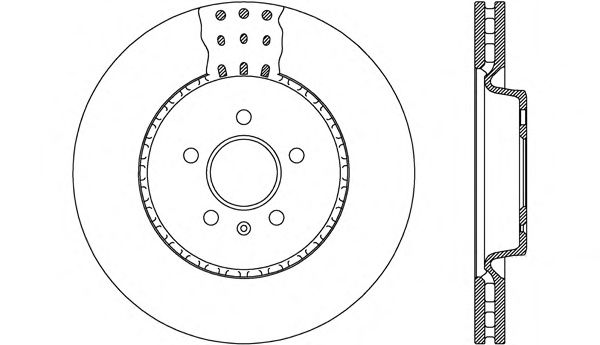 Тормозной диск OPEN PARTS BDR2618.20