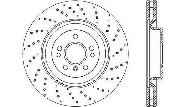 Тормозной диск OPEN PARTS BDR2697.20