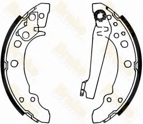 Комплект тормозных колодок Brake ENGINEERING SH1166