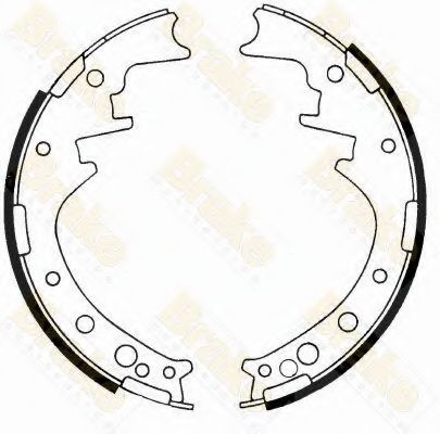 Комплект тормозных колодок Brake ENGINEERING SH1171