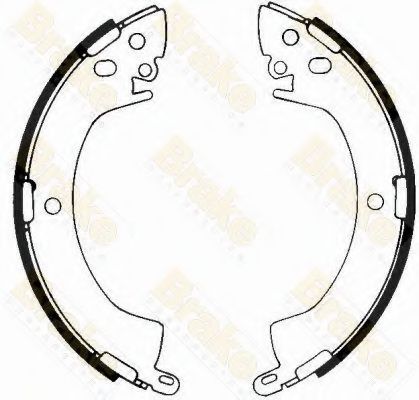 Комплект тормозных колодок Brake ENGINEERING SH1185