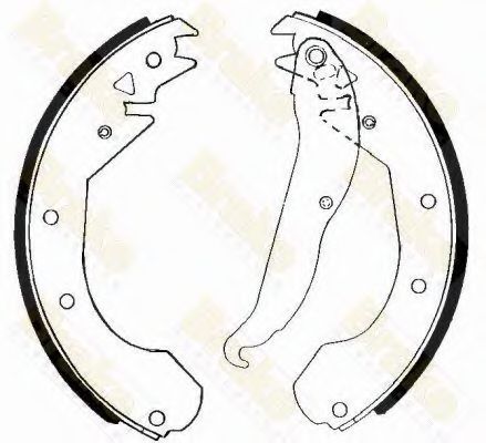 Комплект тормозных колодок Brake ENGINEERING SH2211