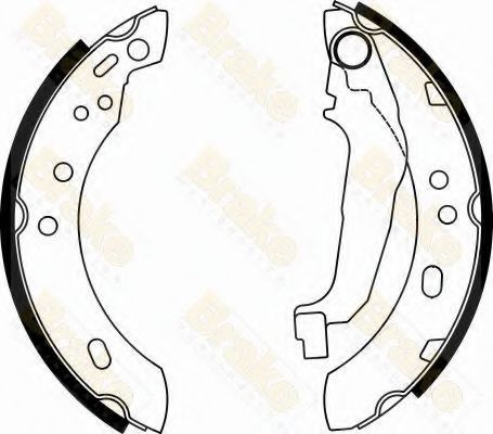 Комплект тормозных колодок Brake ENGINEERING SH2338
