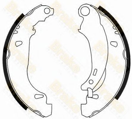 Комплект тормозных колодок Brake ENGINEERING SH2541