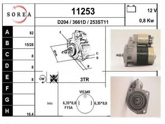 Стартер EAI 11253