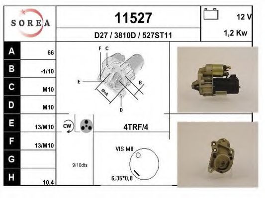 Стартер EAI 11527