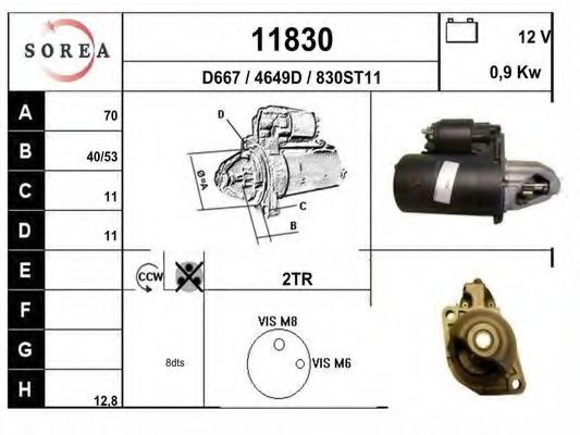 Стартер EAI 11830