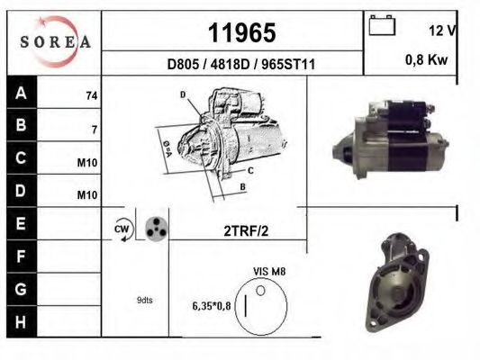 Стартер EAI 11965