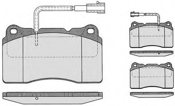 Комплект тормозных колодок, дисковый тормоз RAICAM RA.0604.2