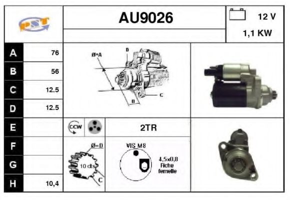 Стартер SNRA AU9026