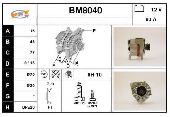 Генератор SNRA BM8040