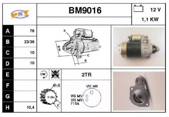 Стартер SNRA BM9016