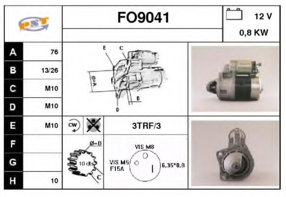 Стартер SNRA FO9041