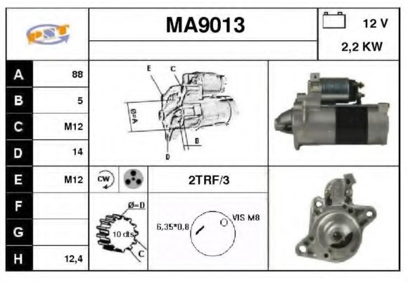 Стартер SNRA MA9013