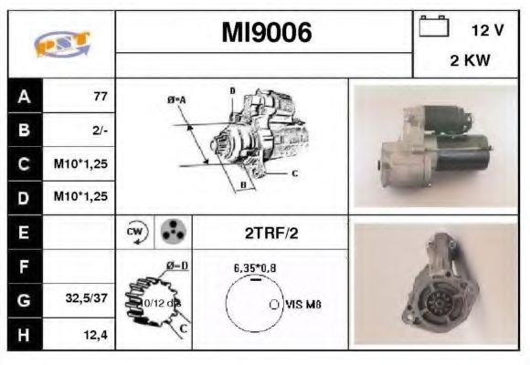 Стартер SNRA MI9006
