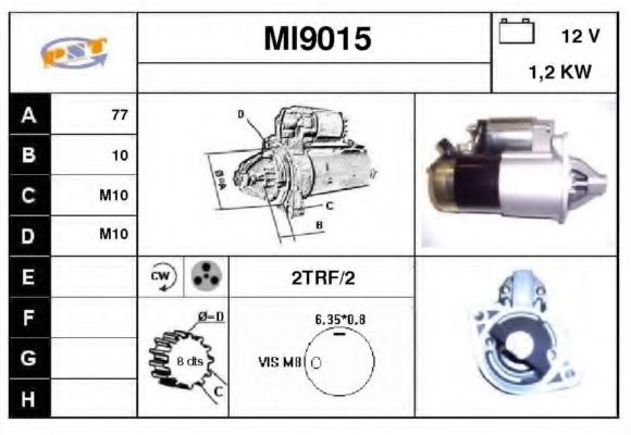 Стартер SNRA MI9015