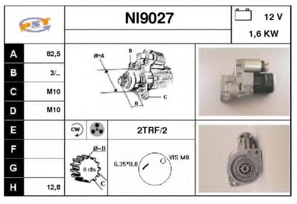 Стартер SNRA NI9027