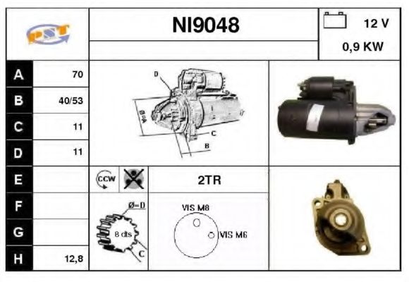 Стартер SNRA NI9048