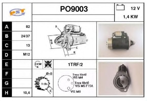 Стартер SNRA PO9003