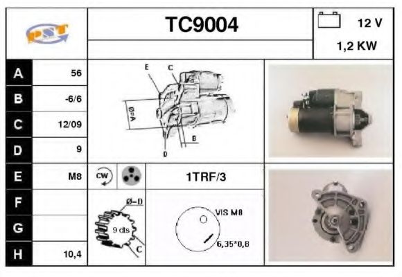 Стартер SNRA TC9004