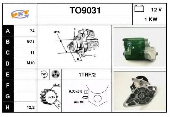 Стартер SNRA TO9031