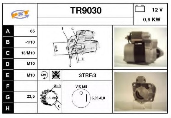 Стартер SNRA TR9030