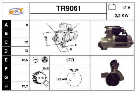 Стартер SNRA TR9061