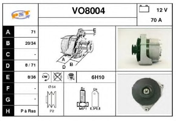 Генератор SNRA VO8004