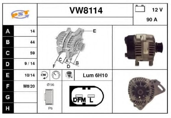 Генератор SNRA VW8114
