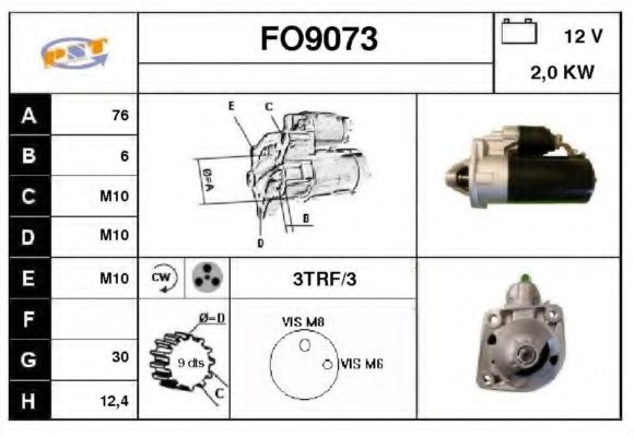 Стартер SNRA FO9073