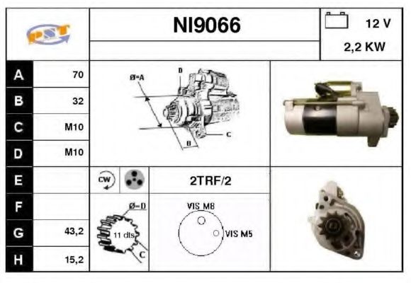 Стартер SNRA NI9066